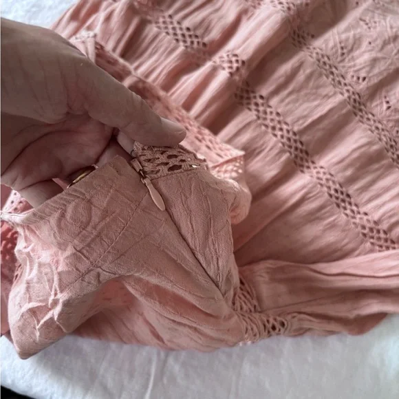 Abercrombie&Fitch x Teenvogue/Coachella Inspired Tiered Embroidered Lace Small - Picture 14 of 14